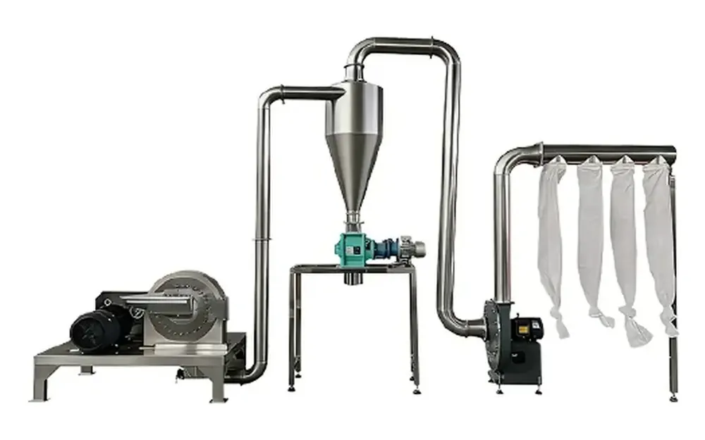 Pinchuang pin mill with dust collector