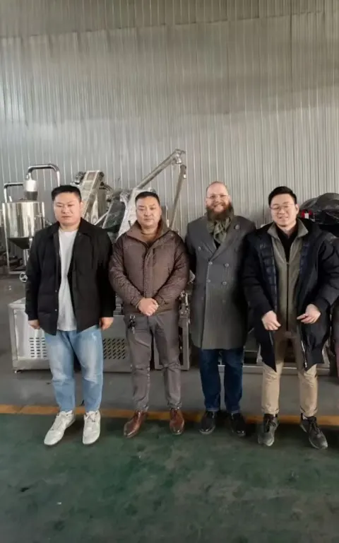 Grinding and mixing project for a European customer