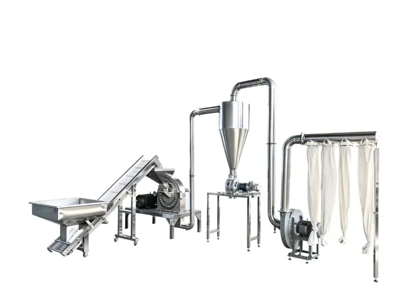 Molino industrial de especias